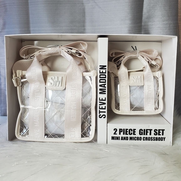 Steve Madden Handbags - STEVE MADDEN vanilla cream 2 piece bwebber set